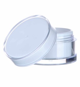 POJEMNIK SŁOIK PLASTIKOWY DO ŻELU, KREMY biały 50 ml  #0056-02