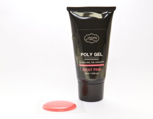 POLY GEL DO PRZEDŁUŻANIA PAZNOKCI - MEAT PINK #34-02