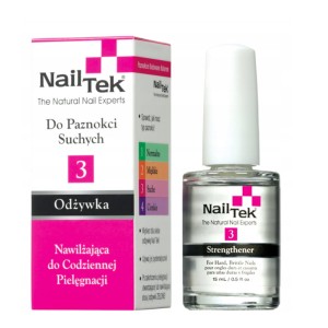 Odżywka do paznokci nawilżająca do codziennej pielęgnacji NailTek Protection Plus Nr 3 #0762-02