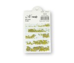 ZŁOTE CYRKONIE NA PAZNOKCIE 5 ROZMIARÓW #174-03