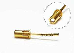 Nośnik stalowy złoty z cyrkonią Sanding Band Mandrel CYM0006 - Gold  #1705-01